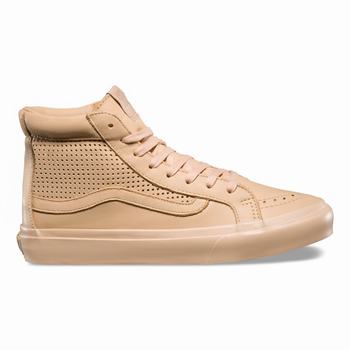 Damske Kotnikove Tenisky Vans Square Perf Sk8-Hi Slim Cutout Svetlo VA97HDIJZ